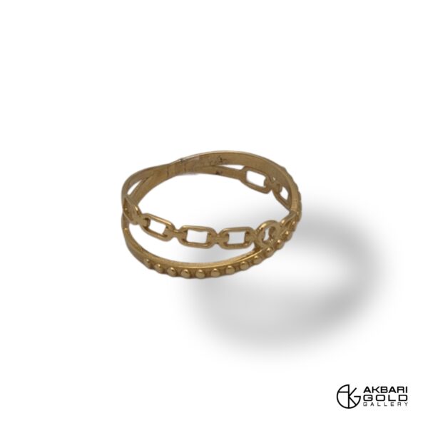 انگشتر مدل مینیمال Akbarigold code 19870.1
