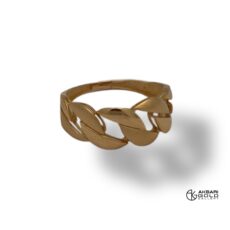 انگشتر مدل کارتیه مات و براق Akbarigold code 21111.1