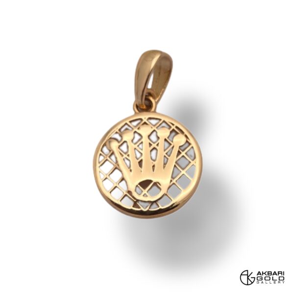 اویز مدل تاج روتکس Akbarigold code 15801.1