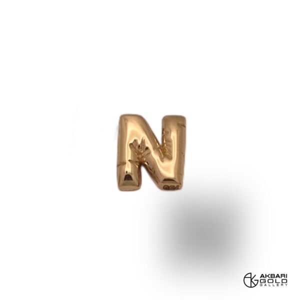مدال مدل حرف N Akbarigold code 22239.1