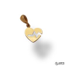 مدال مدل ضربان قلب Akbarigold code 18783.1