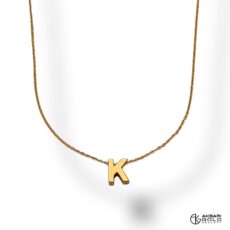 گردنبند مدل حرف K Akbarigold code 16465.1