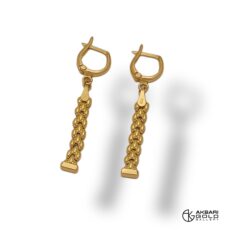 گوشواره مدل طرح رولکس Akbarigold code 21079.1